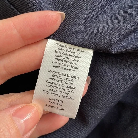 1901 tweed jacket navy blue with pretty details bow - Picture 8 of 8